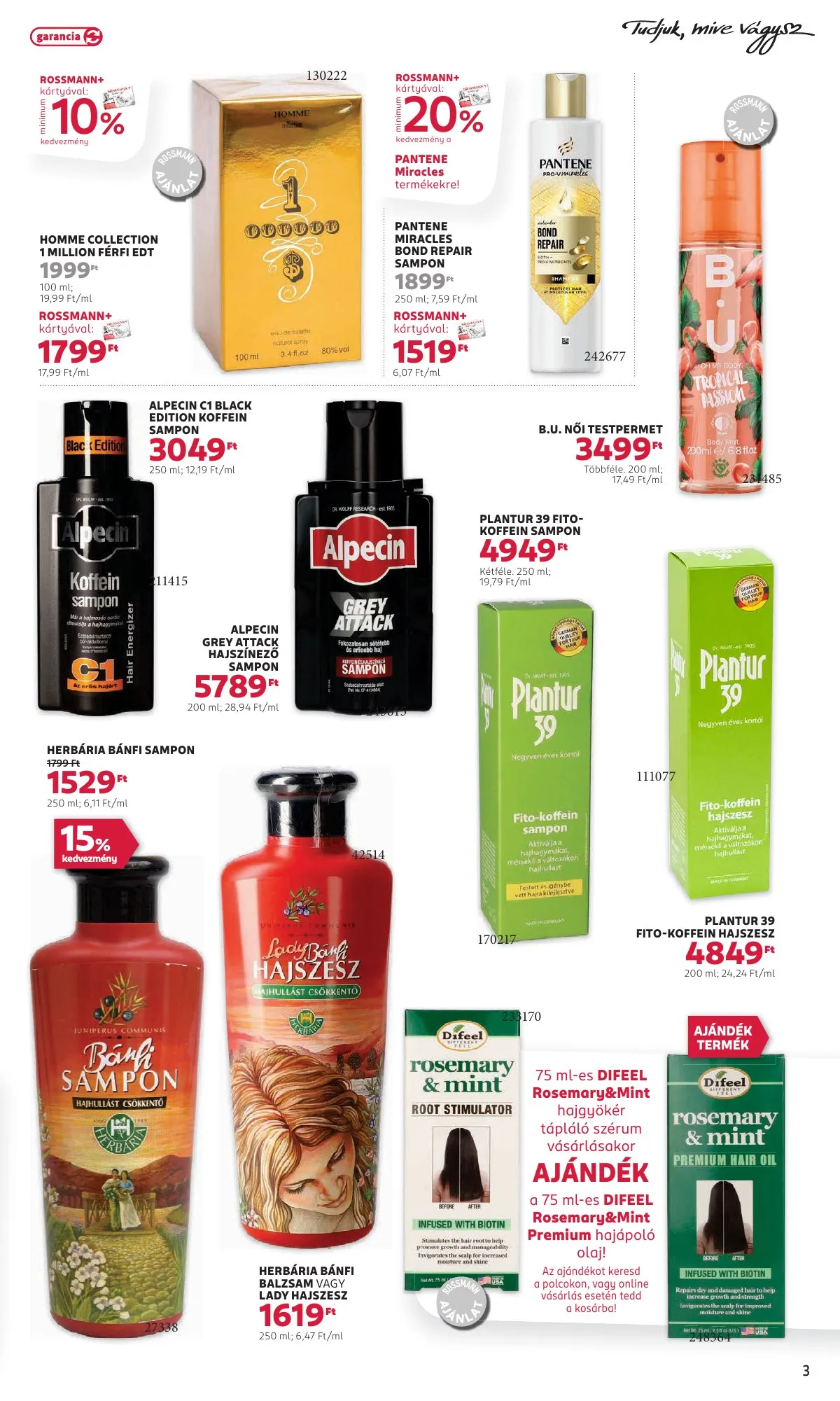 Rossmann akciós újság 09.23–10.04 – 3. oldal