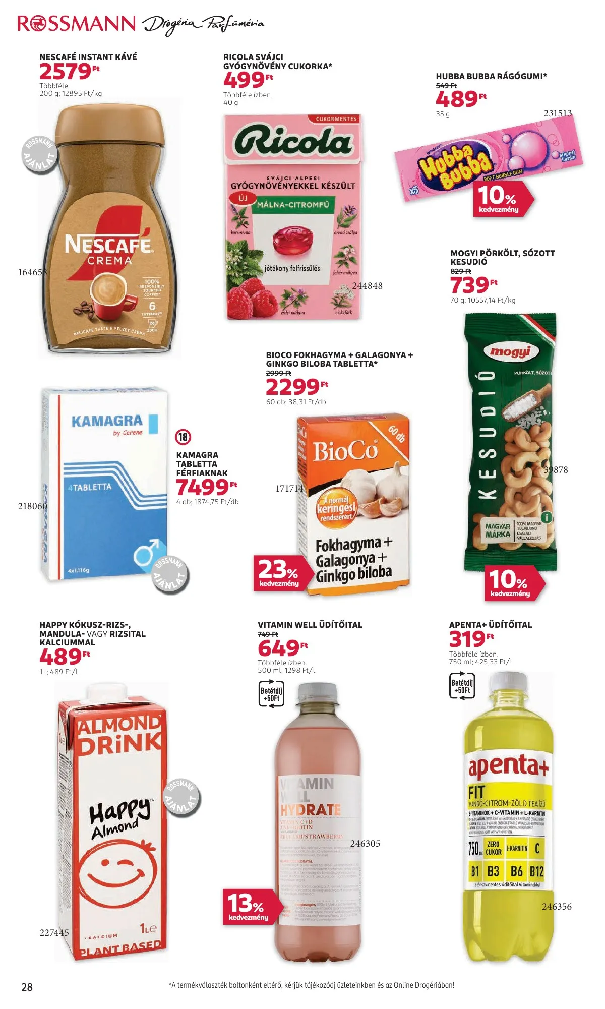 Rossmann akciós újság 09.23–10.04 – 30. oldal