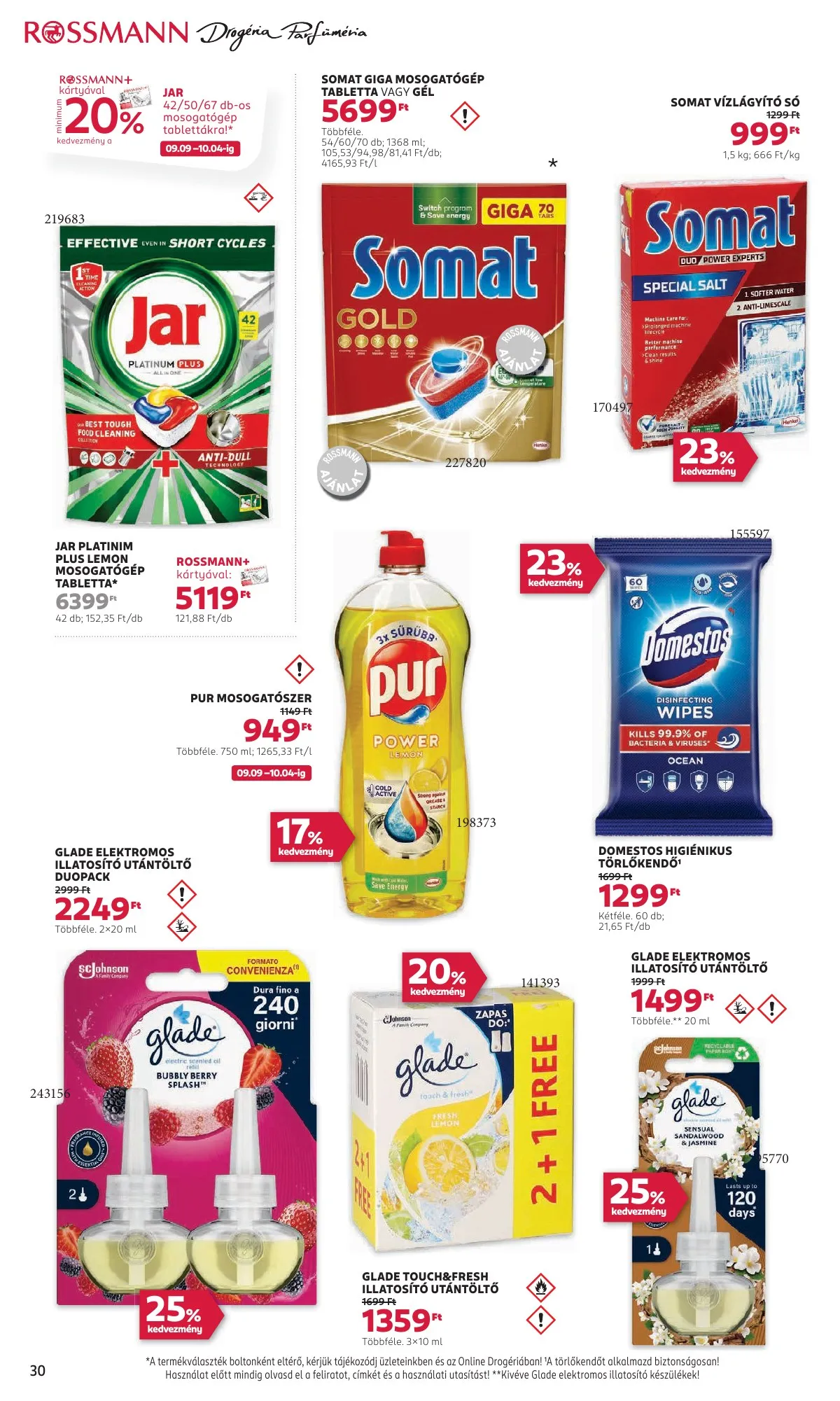 Rossmann akciós újság 09.23–10.04 – 32. oldal