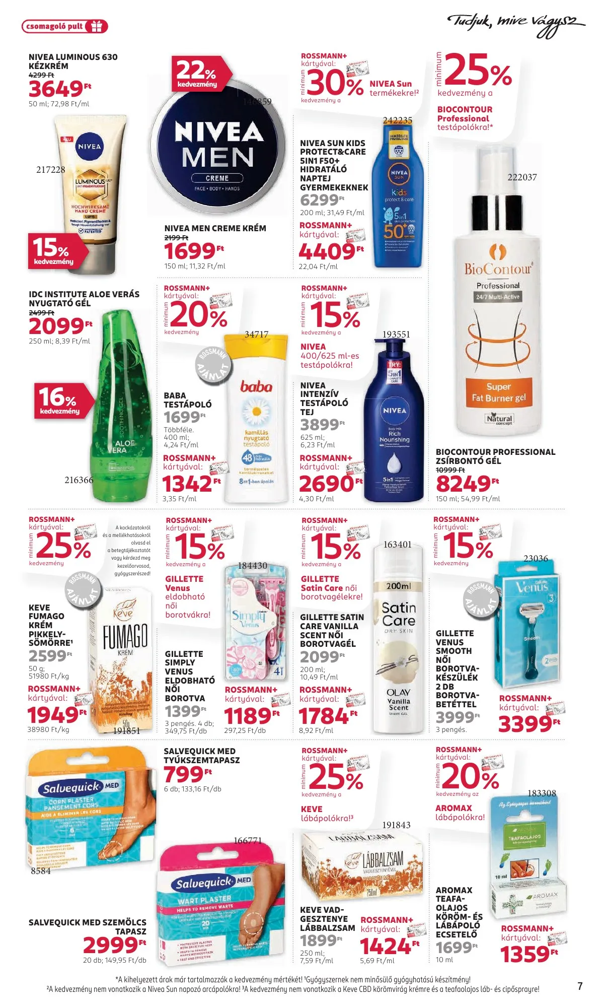 Rossmann akciós újság 09.23–10.04 – 7. oldal