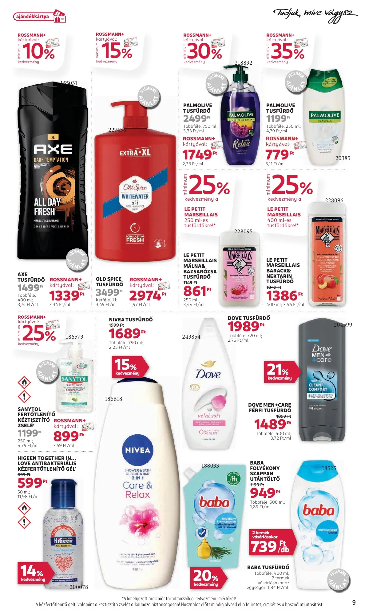 Rossmann akciós újság 09.23–10.04 – 9. oldal