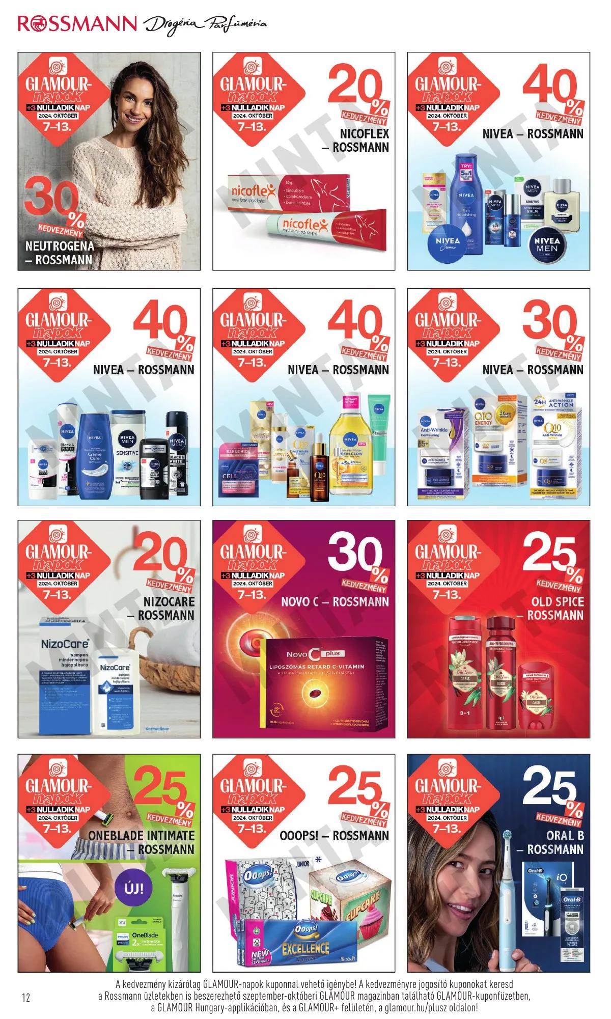 Rossmann akciós újság 10.07–10.13 – 12. oldal