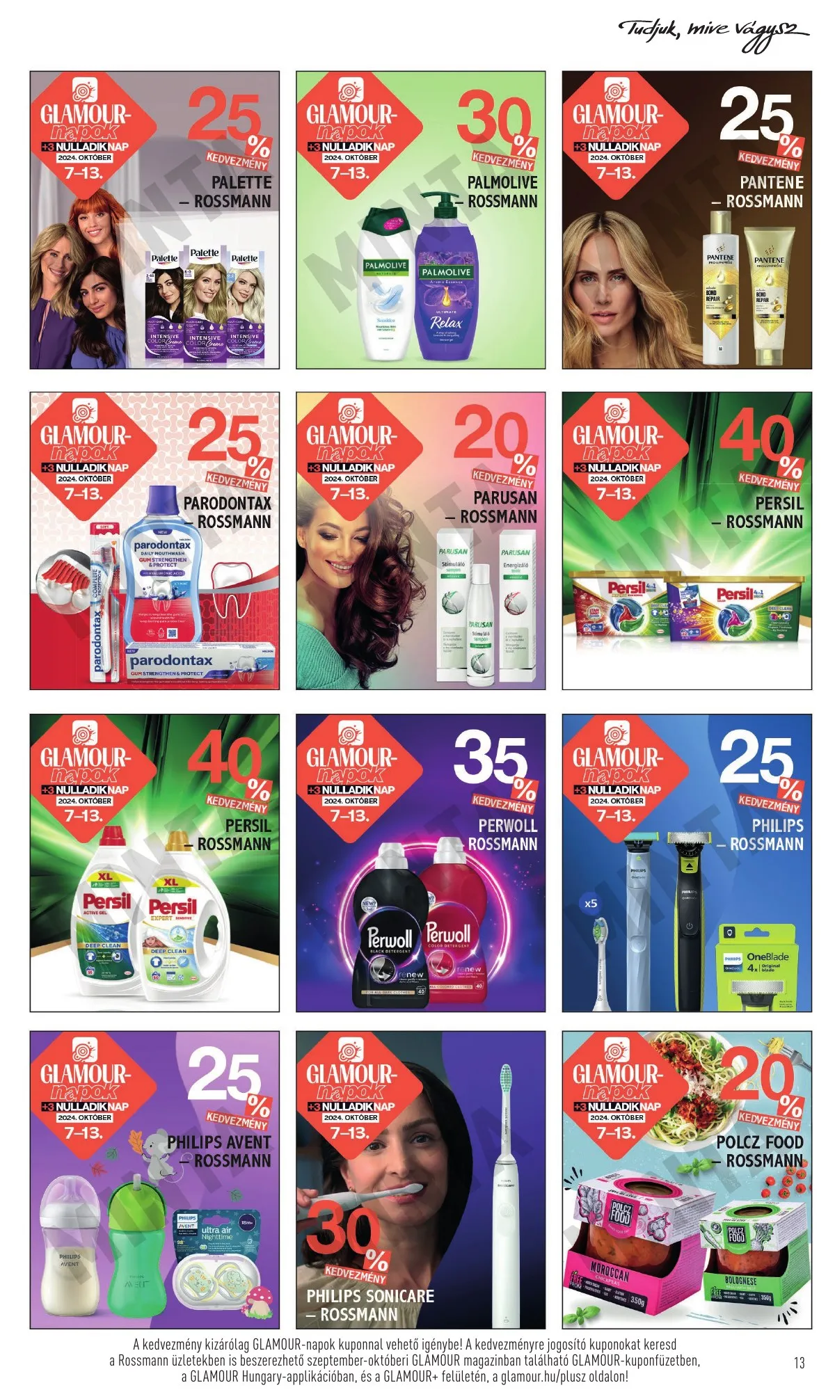 Rossmann akciós újság 10.07–10.13 – 13. oldal