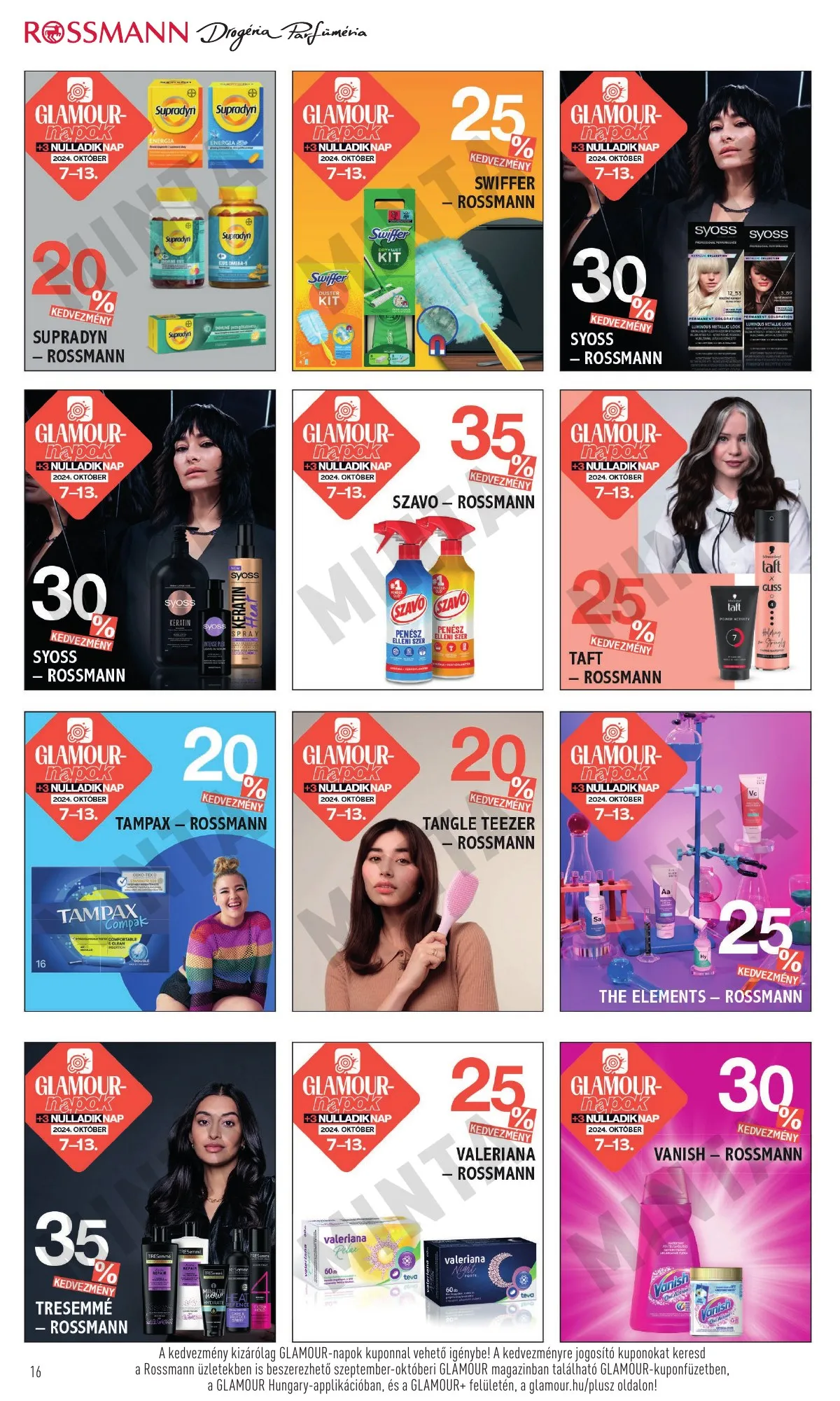 Rossmann akciós újság 10.07–10.13 – 16. oldal