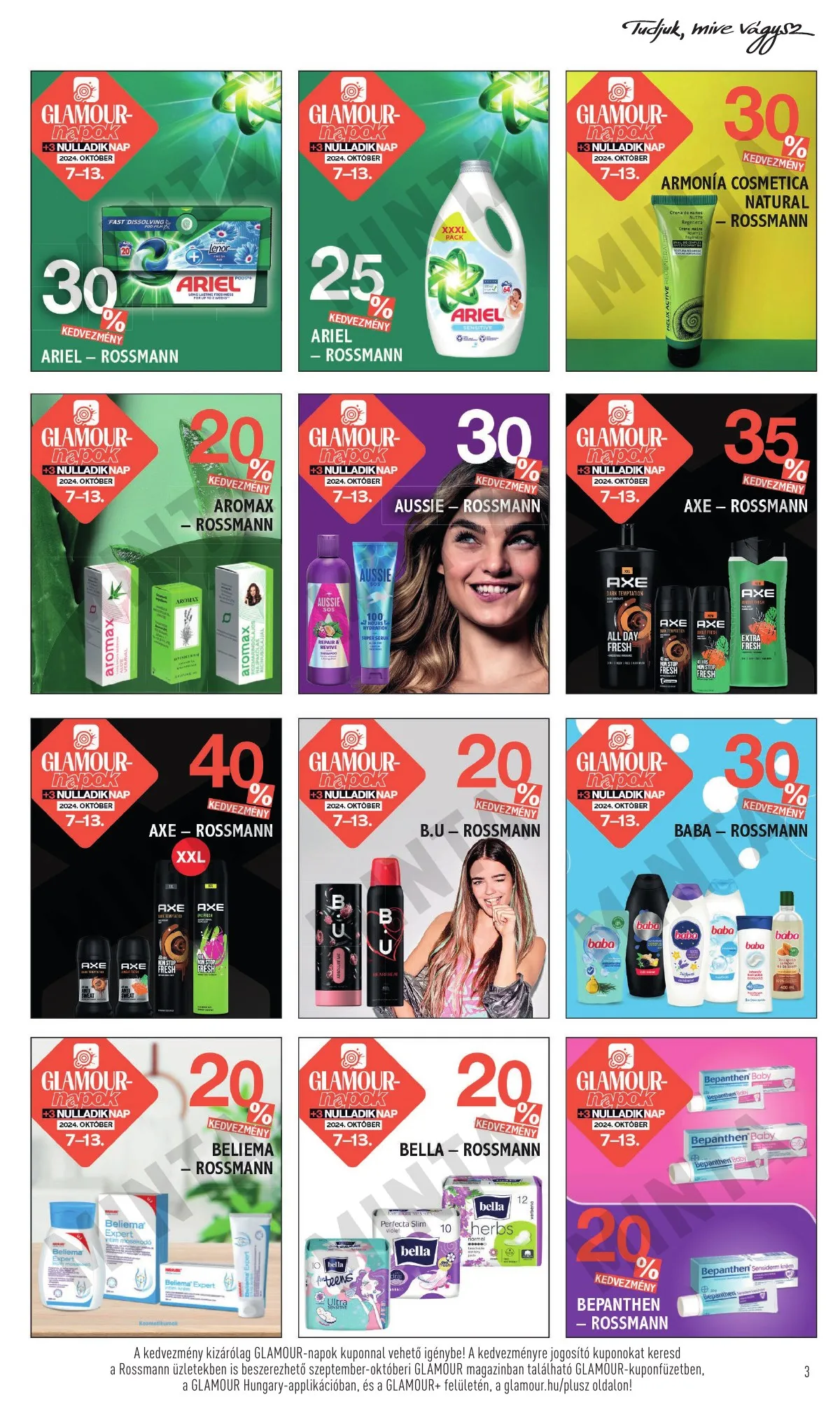Rossmann akciós újság 10.07–10.13 – 3. oldal