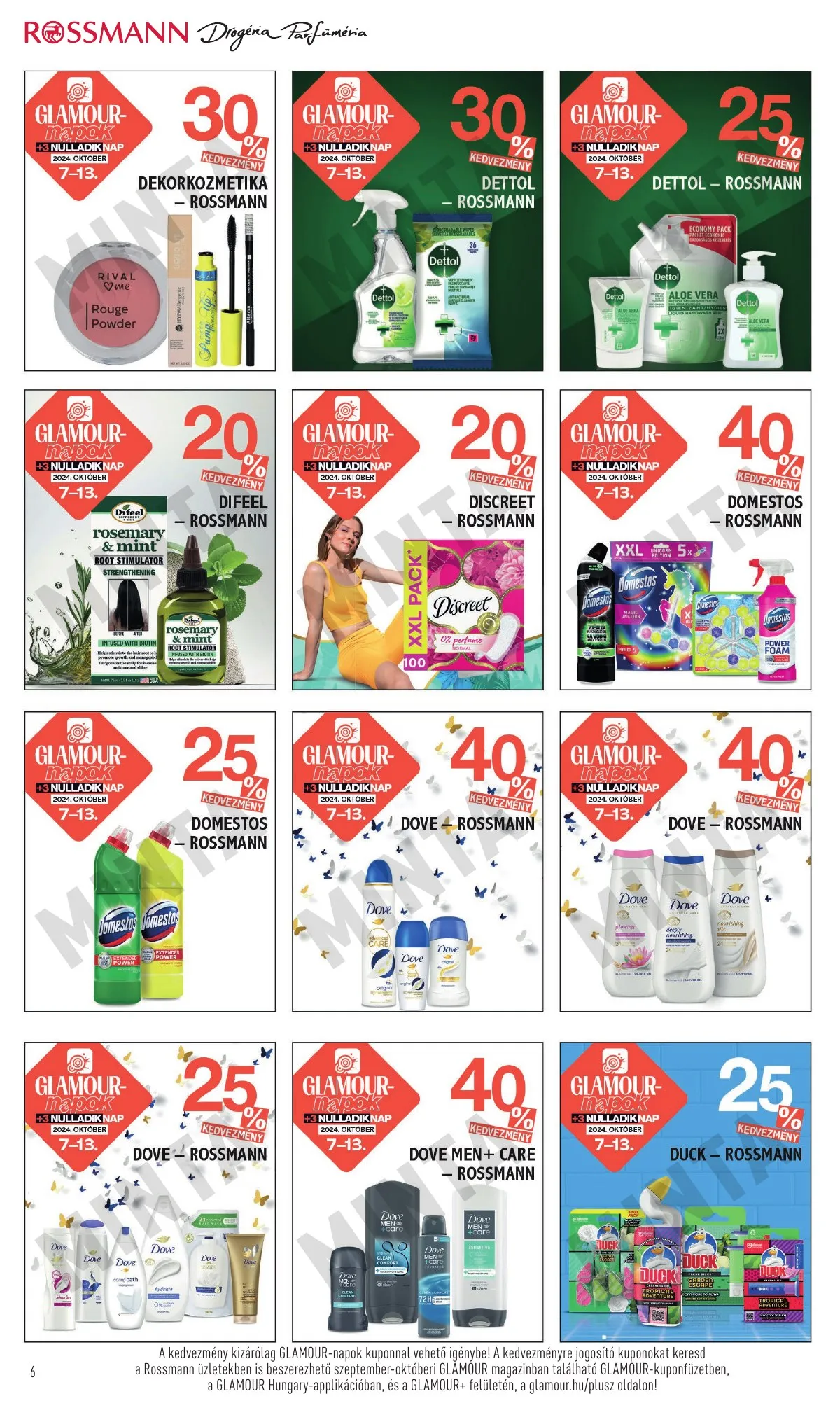 Rossmann akciós újság 10.07–10.13 – 6. oldal
