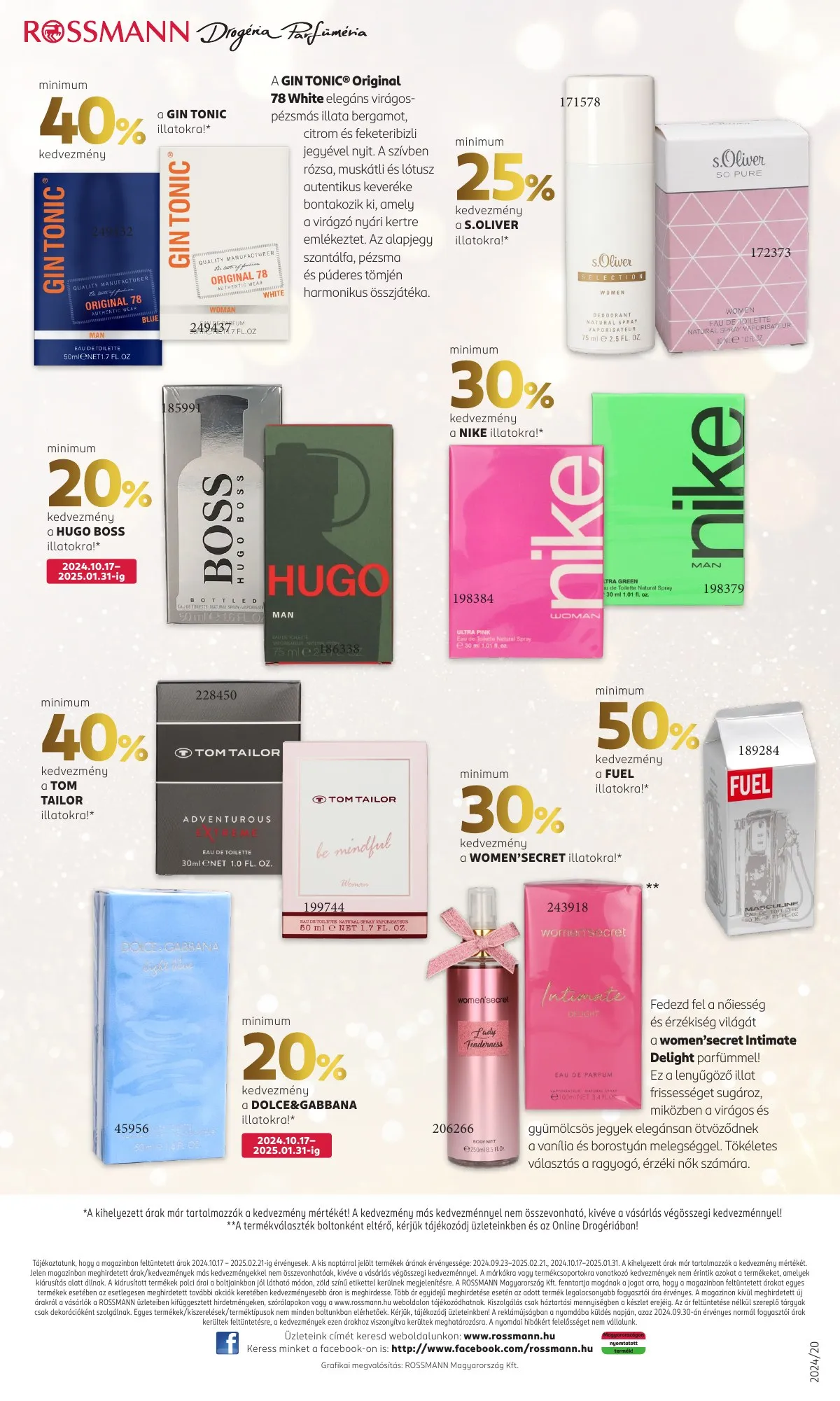 Rossmann akciós újság 10.17–02.21 – 16. oldal