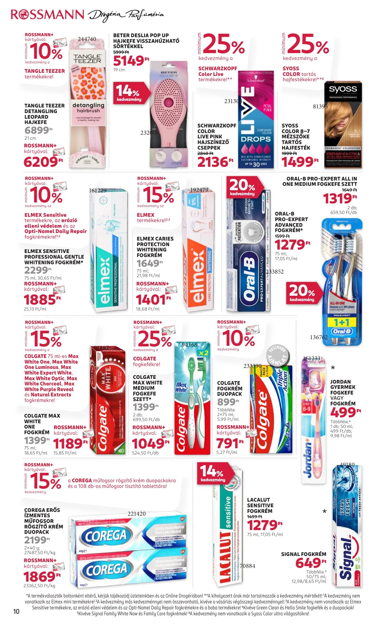Rossmann akciós újság 10.21–11.01 – 10. oldal