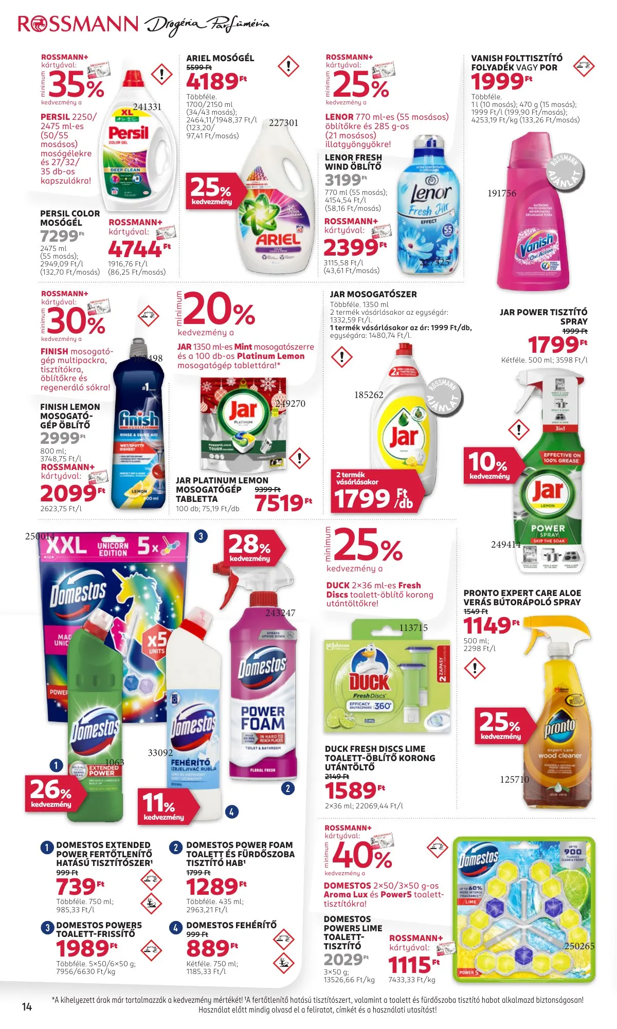 Rossmann akciós újság 10.21–11.01 – 16. oldal