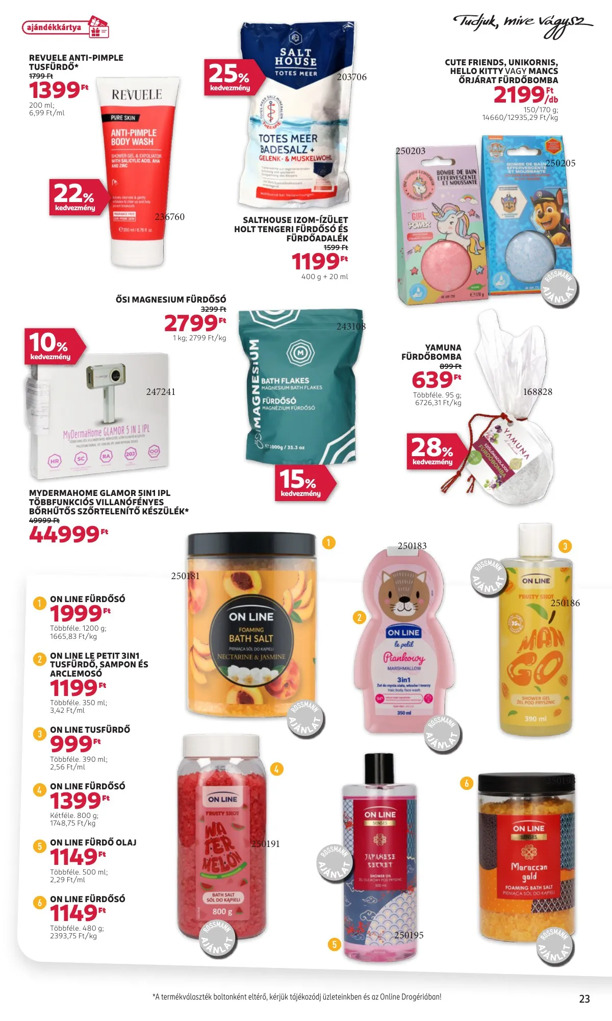 Rossmann akciós újság 10.21–11.01 – 25. oldal