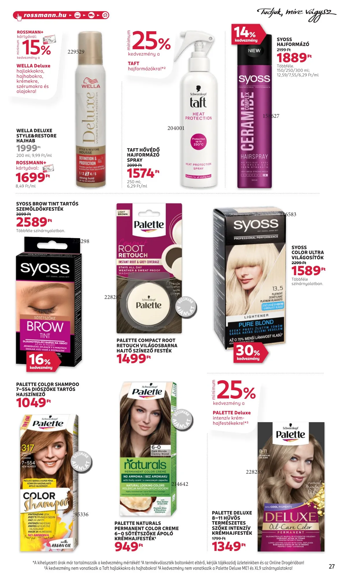 Rossmann akciós újság 10.21–11.01 – 29. oldal