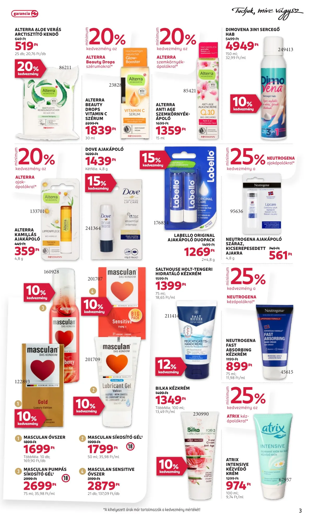 Rossmann akciós újság 10.21–11.01 – 3. oldal