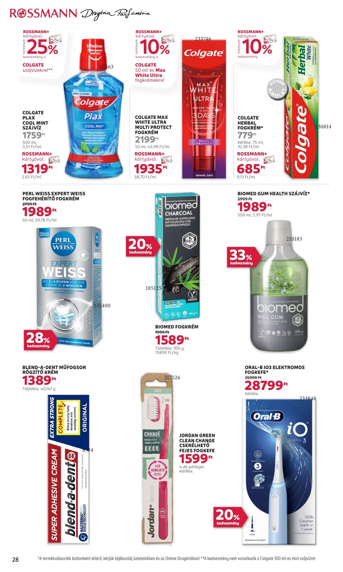 Rossmann akciós újság 10.21–11.01 – 30. oldal