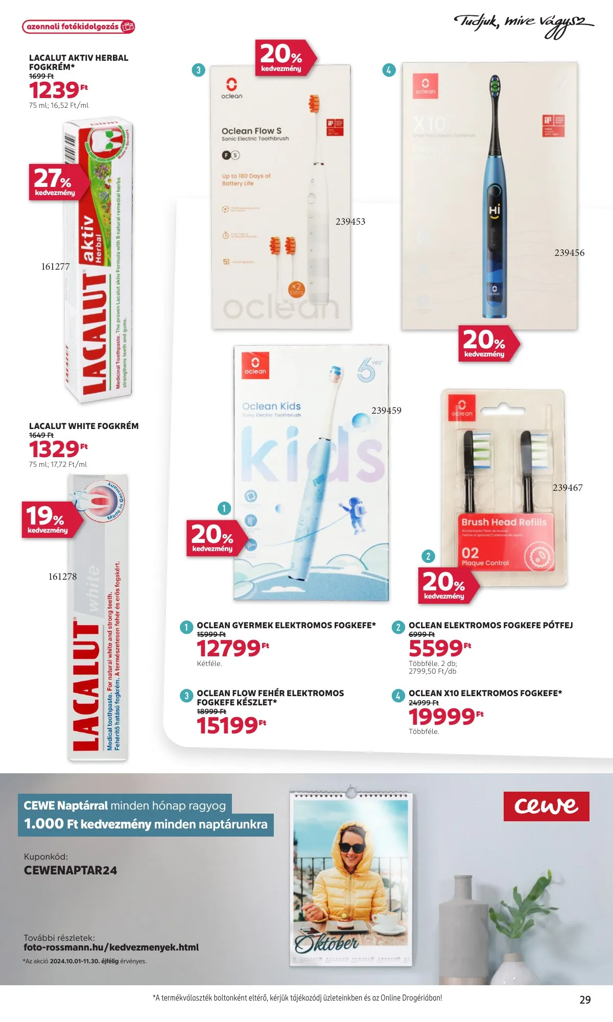 Rossmann akciós újság 10.21–11.01 – 31. oldal