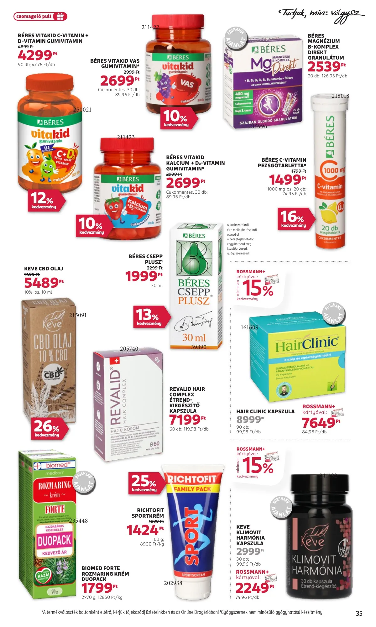 Rossmann akciós újság 10.21–11.01 – 37. oldal