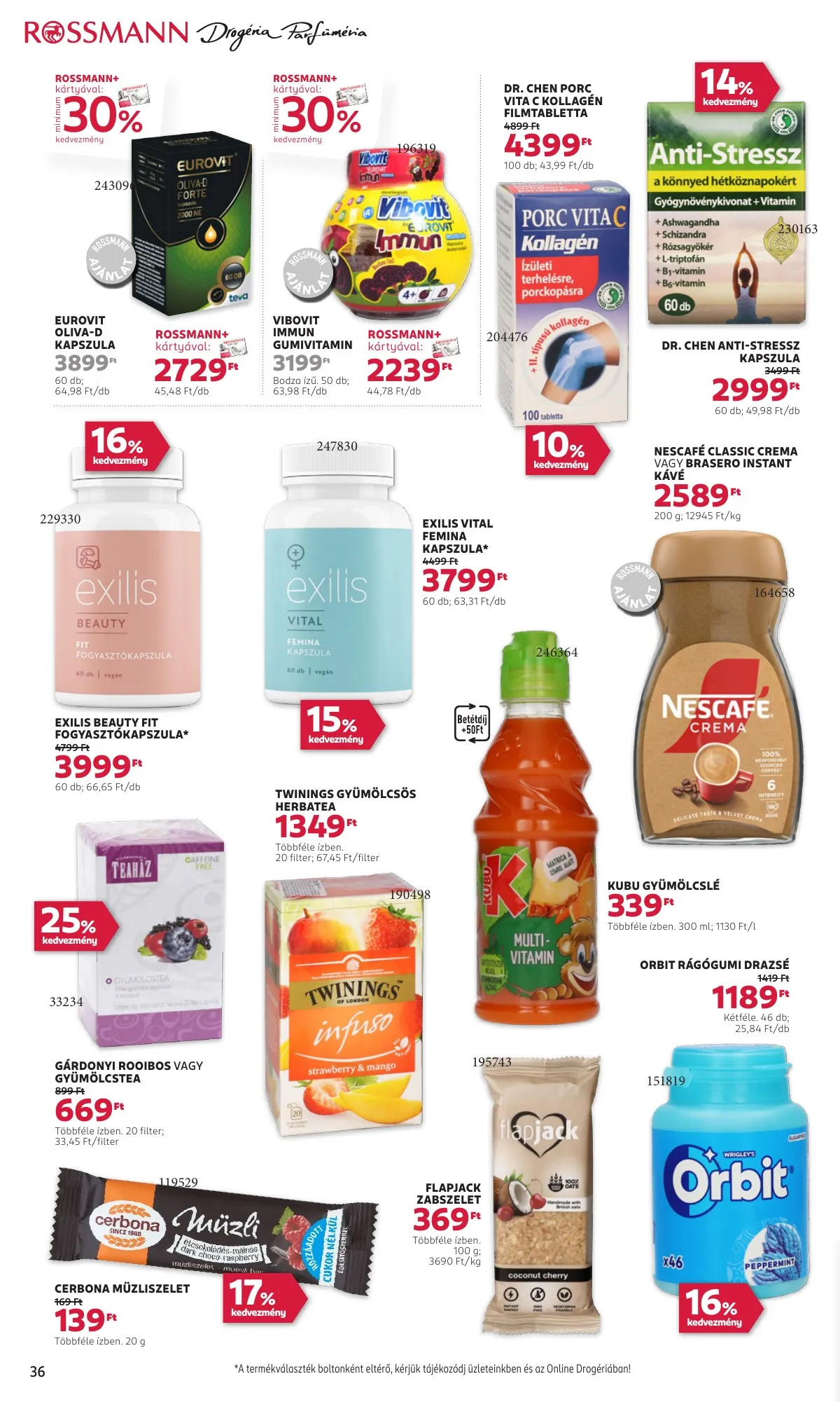 Rossmann akciós újság 10.21–11.01 – 38. oldal