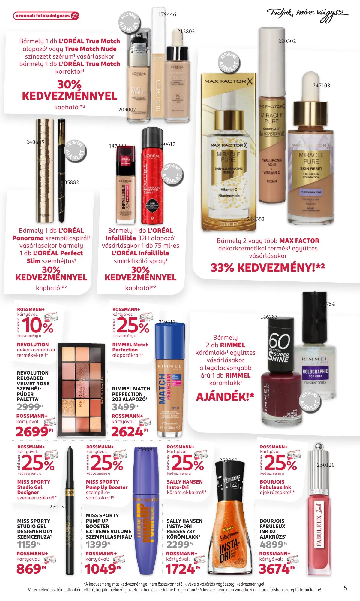 Rossmann akciós újság 10.21–11.01 – 5. oldal