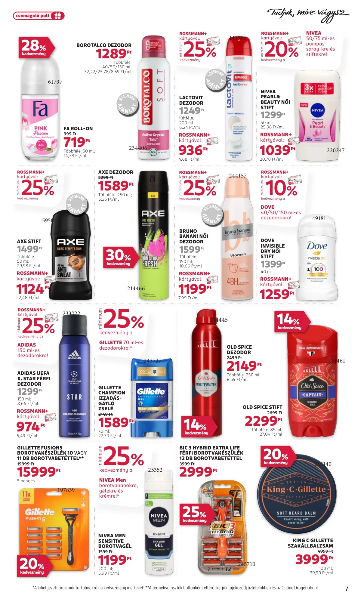 Rossmann akciós újság 10.21–11.01 – 7. oldal