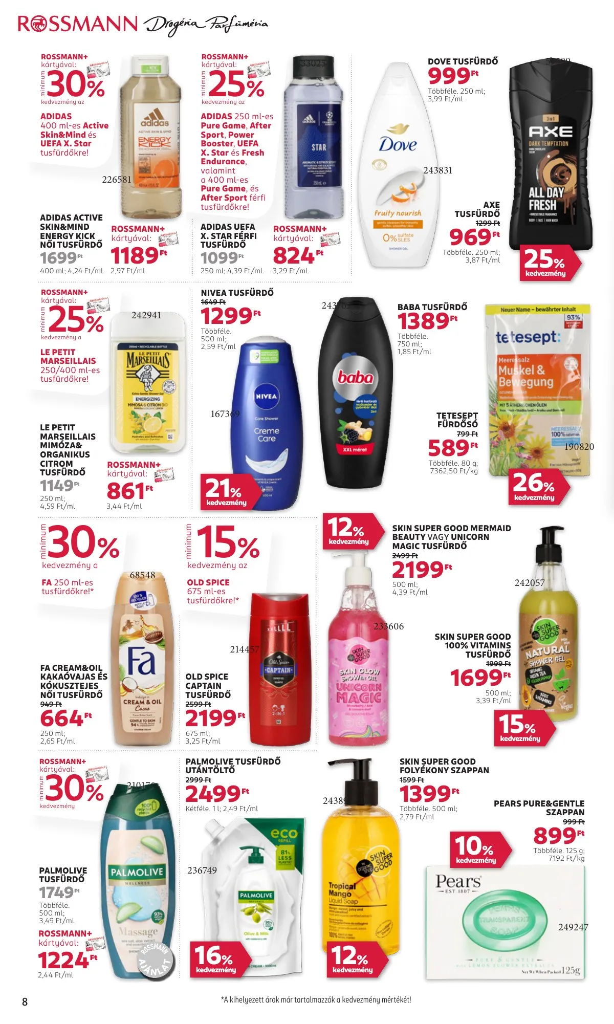 Rossmann akciós újság 10.21–11.01 – 8. oldal