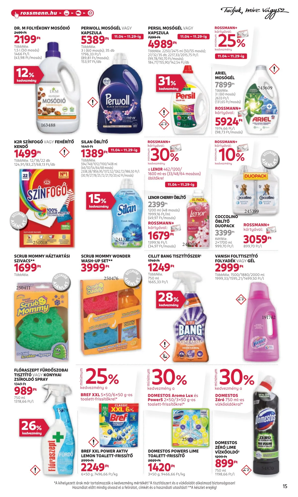 Rossmann akciós újság 11.04–11.15 – 17. oldal