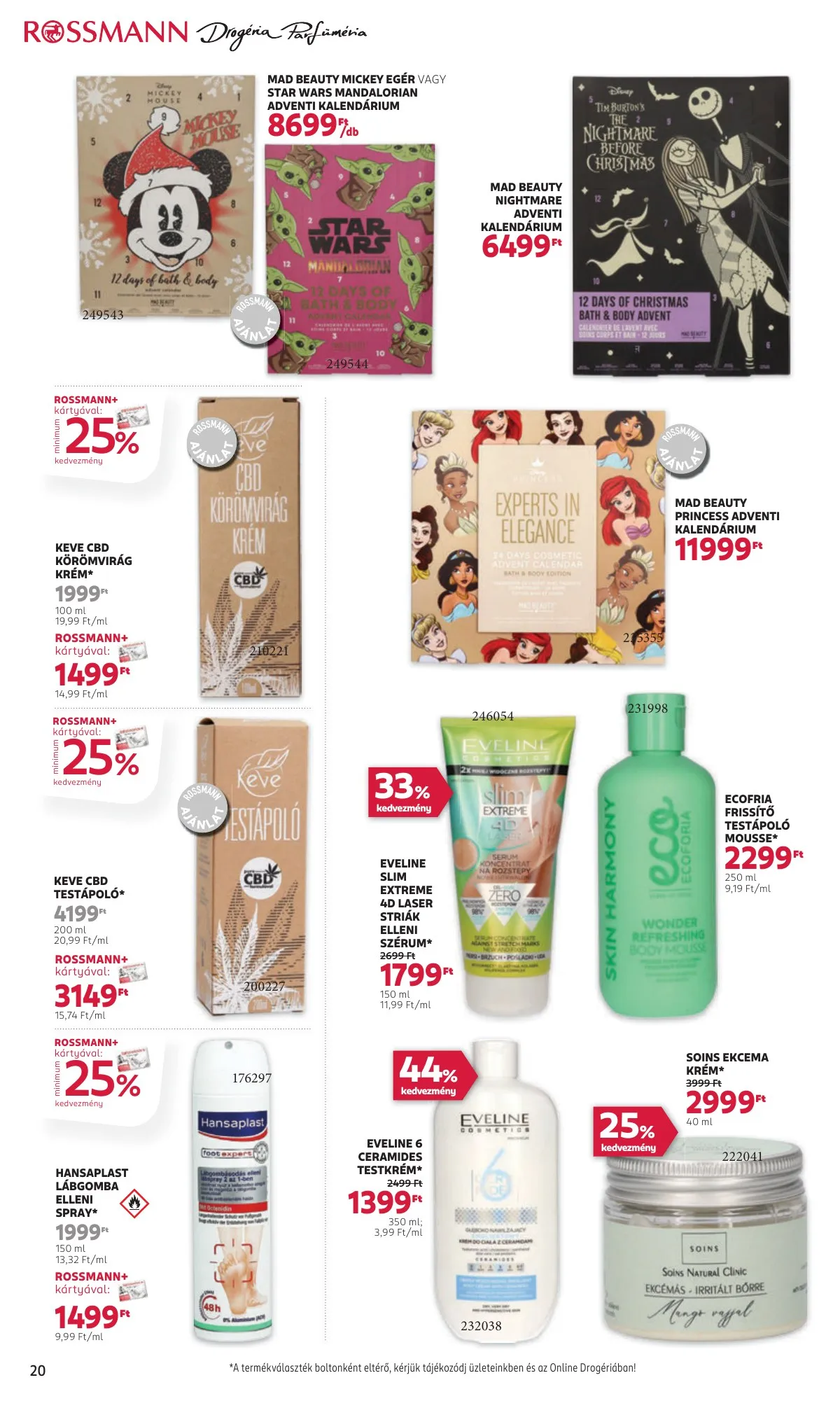 Rossmann akciós újság 11.04–11.15 – 22. oldal