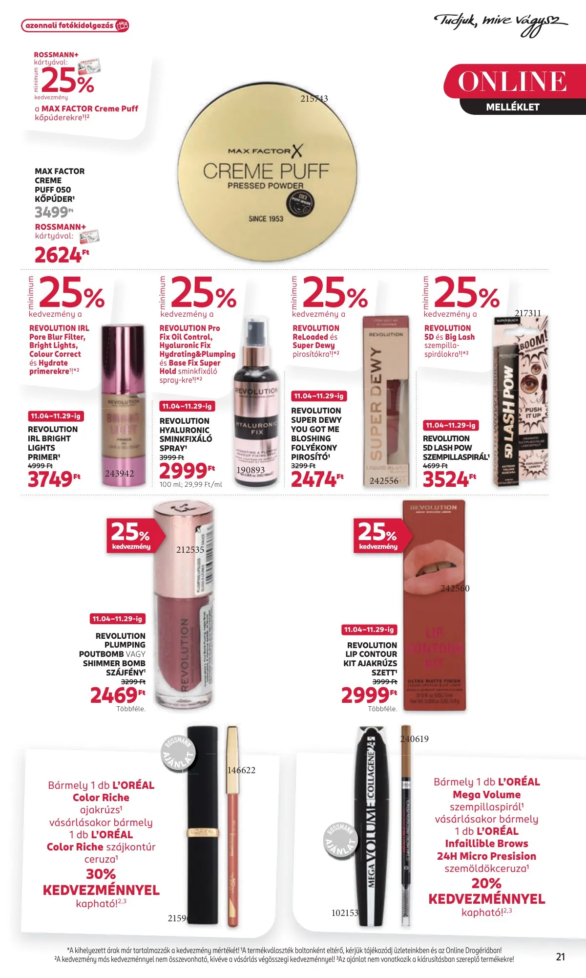 Rossmann akciós újság 11.04–11.15 – 23. oldal