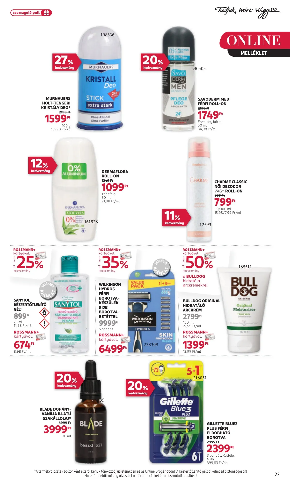 Rossmann akciós újság 11.04–11.15 – 25. oldal