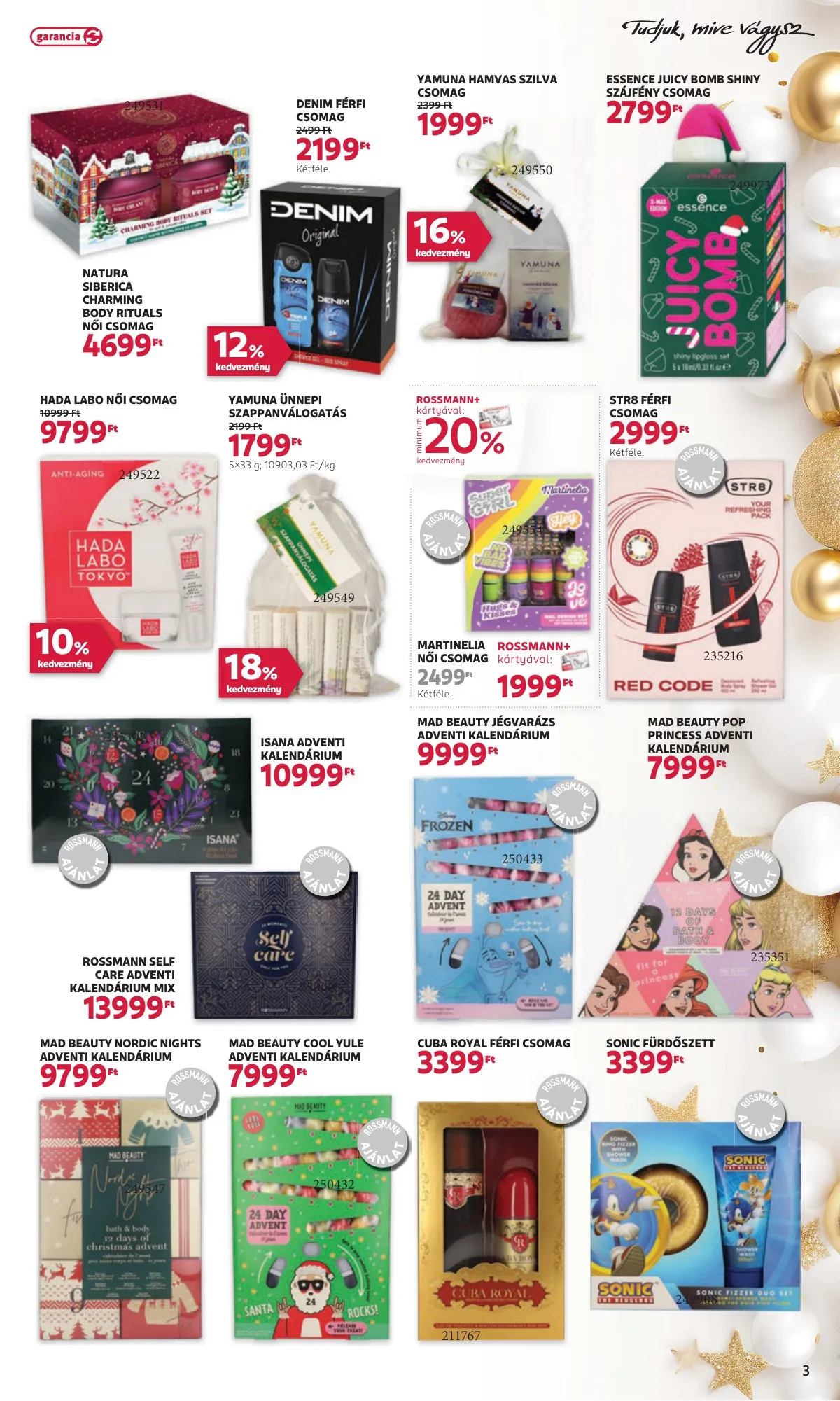 Rossmann akciós újság 11.04–11.15 – 3. oldal