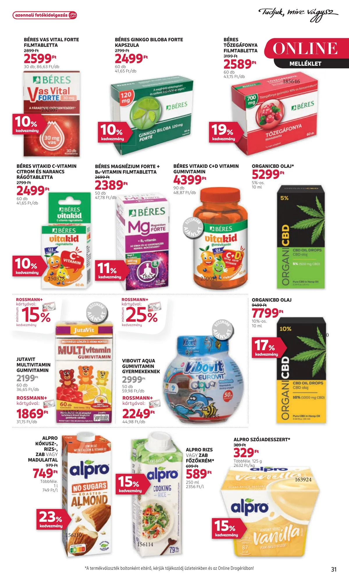Rossmann akciós újság 11.04–11.15 – 33. oldal