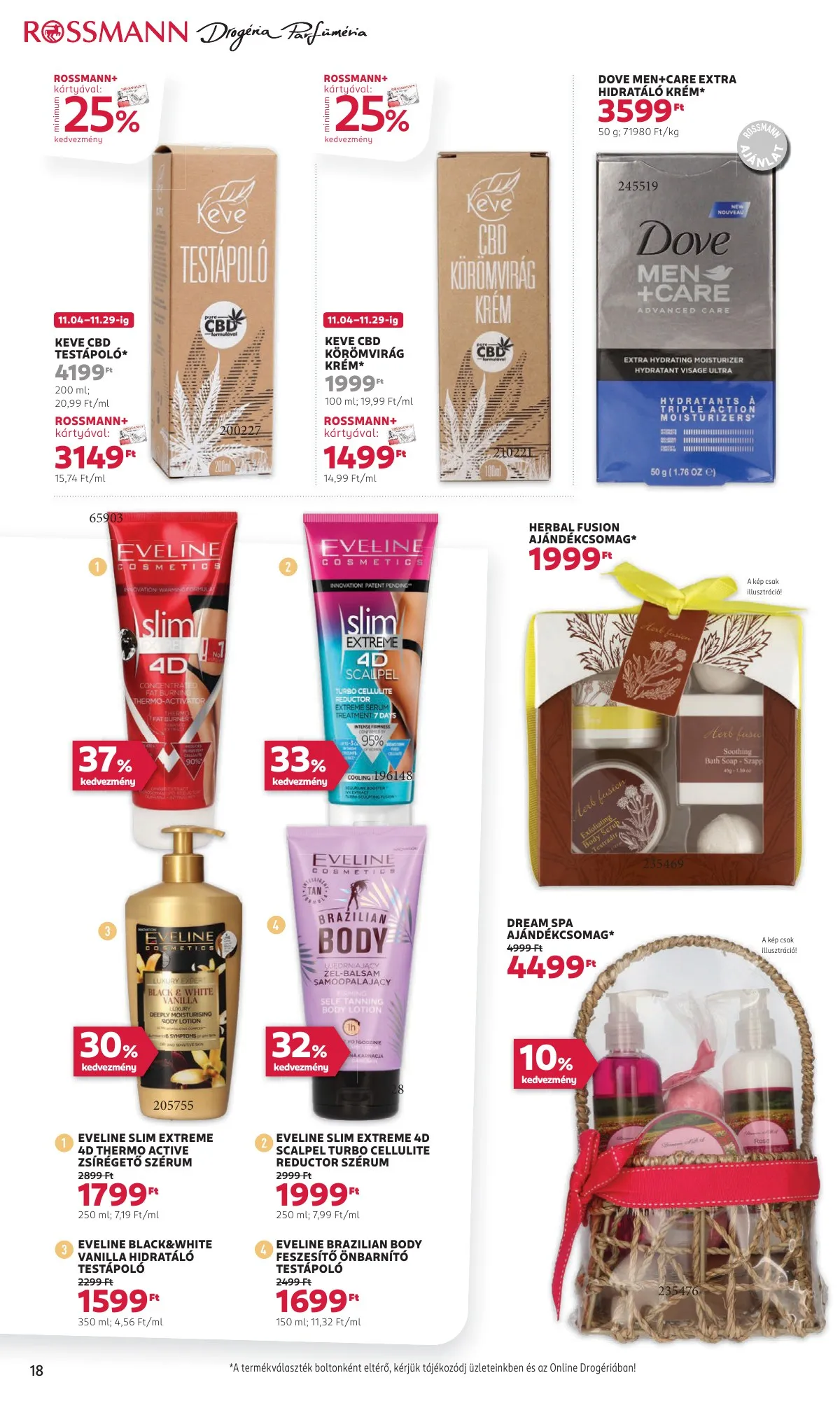 Rossmann akciós újság 11.18–11.29 – 20. oldal