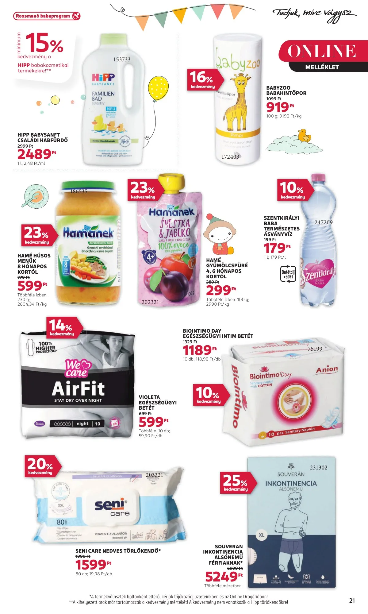 Rossmann akciós újság 11.18–11.29 – 23. oldal
