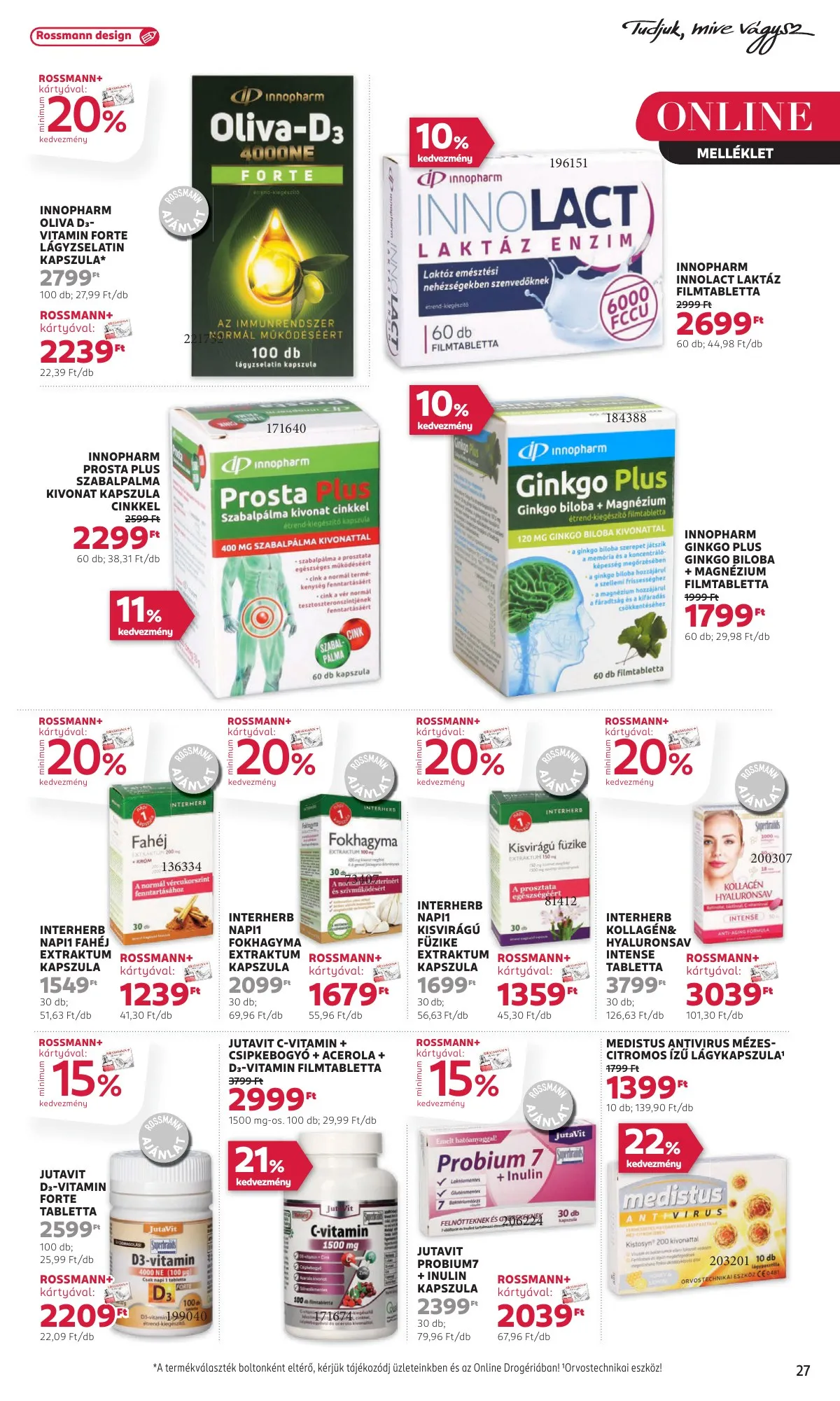 Rossmann akciós újság 11.18–11.29 – 29. oldal