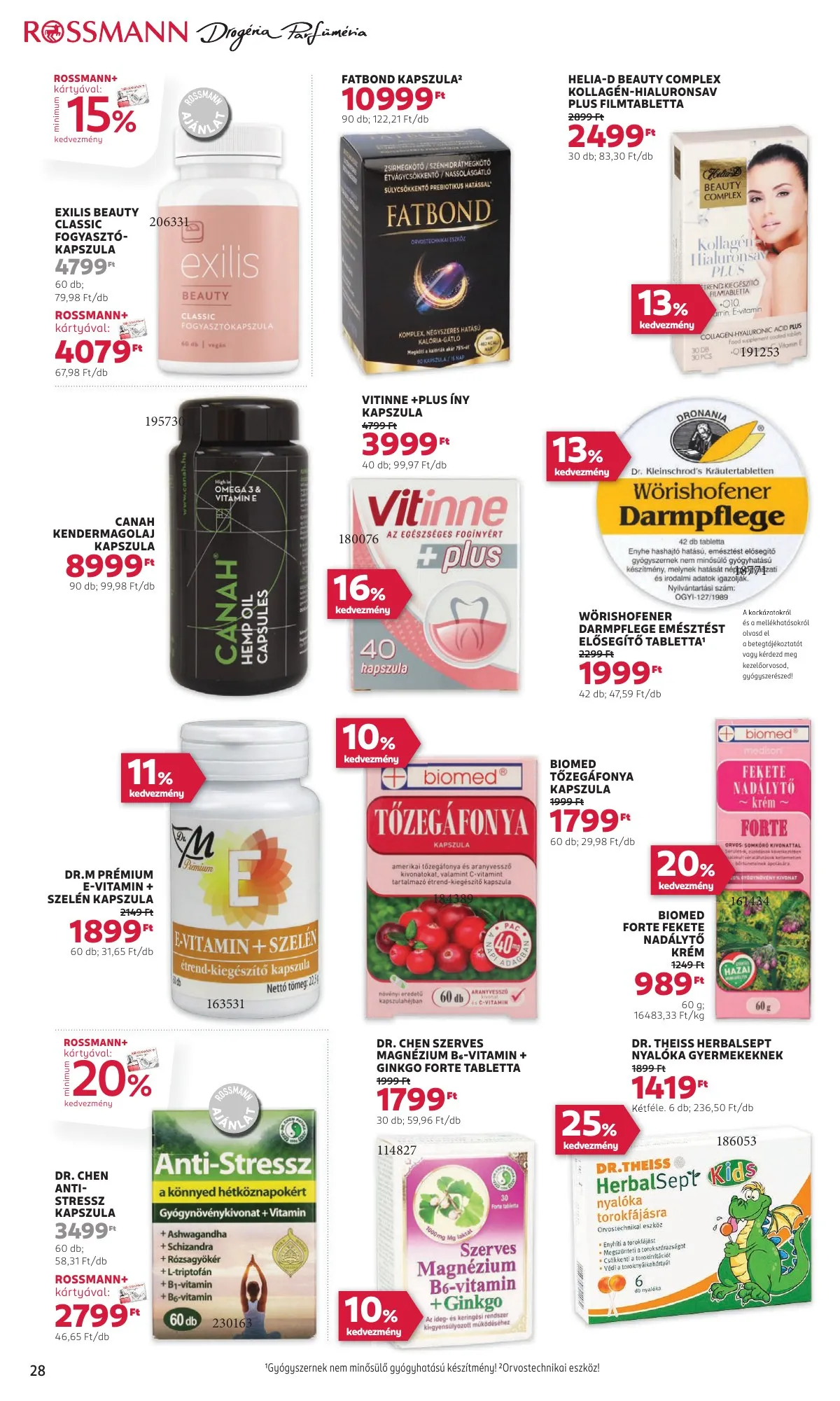 Rossmann akciós újság 11.18–11.29 – 30. oldal