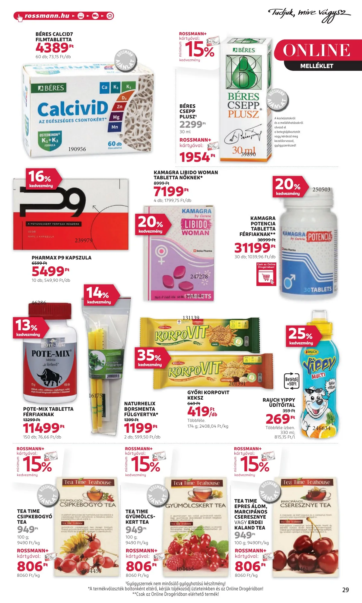 Rossmann akciós újság 11.18–11.29 – 31. oldal