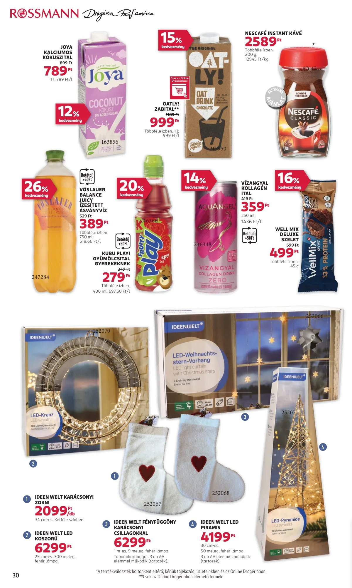 Rossmann akciós újság 11.18–11.29 – 32. oldal