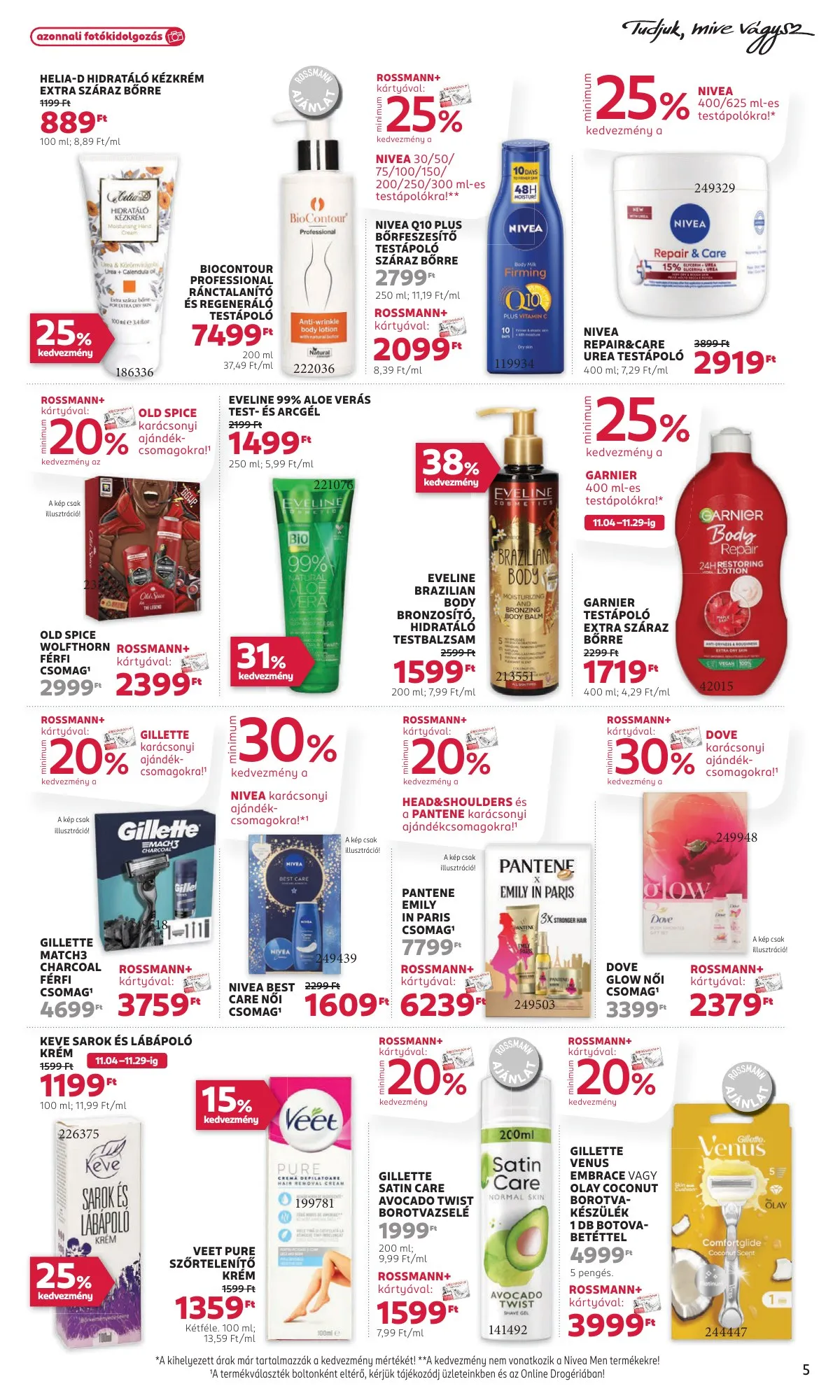 Rossmann akciós újság 11.18–11.29 – 5. oldal