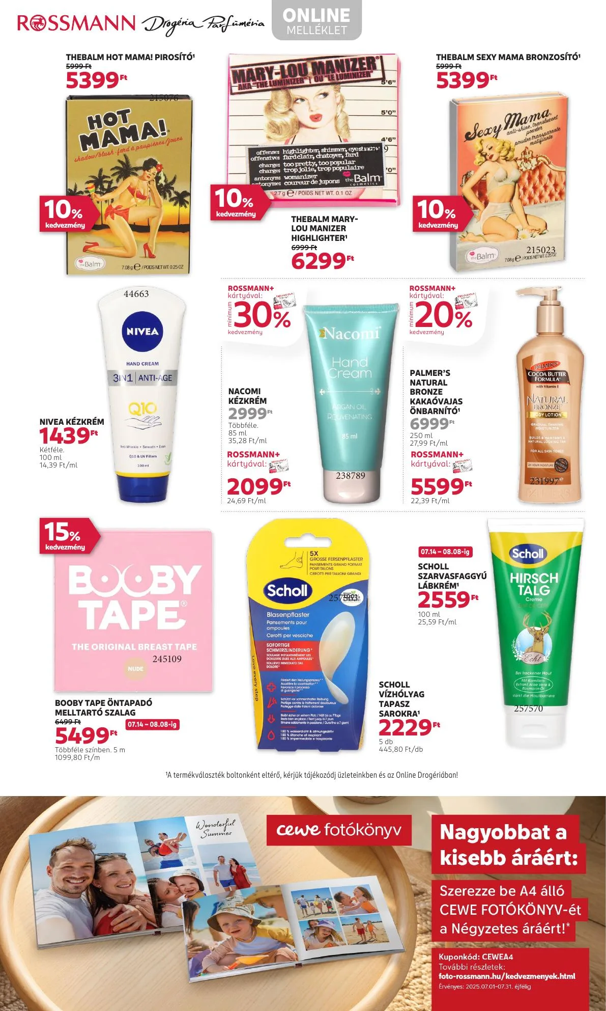 Rossmann akciós újság 07.14–07.25 – 22. oldal