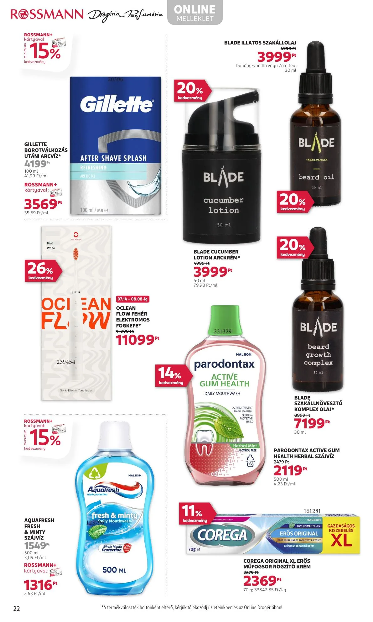 Rossmann akciós újság 07.14–07.25 – 24. oldal