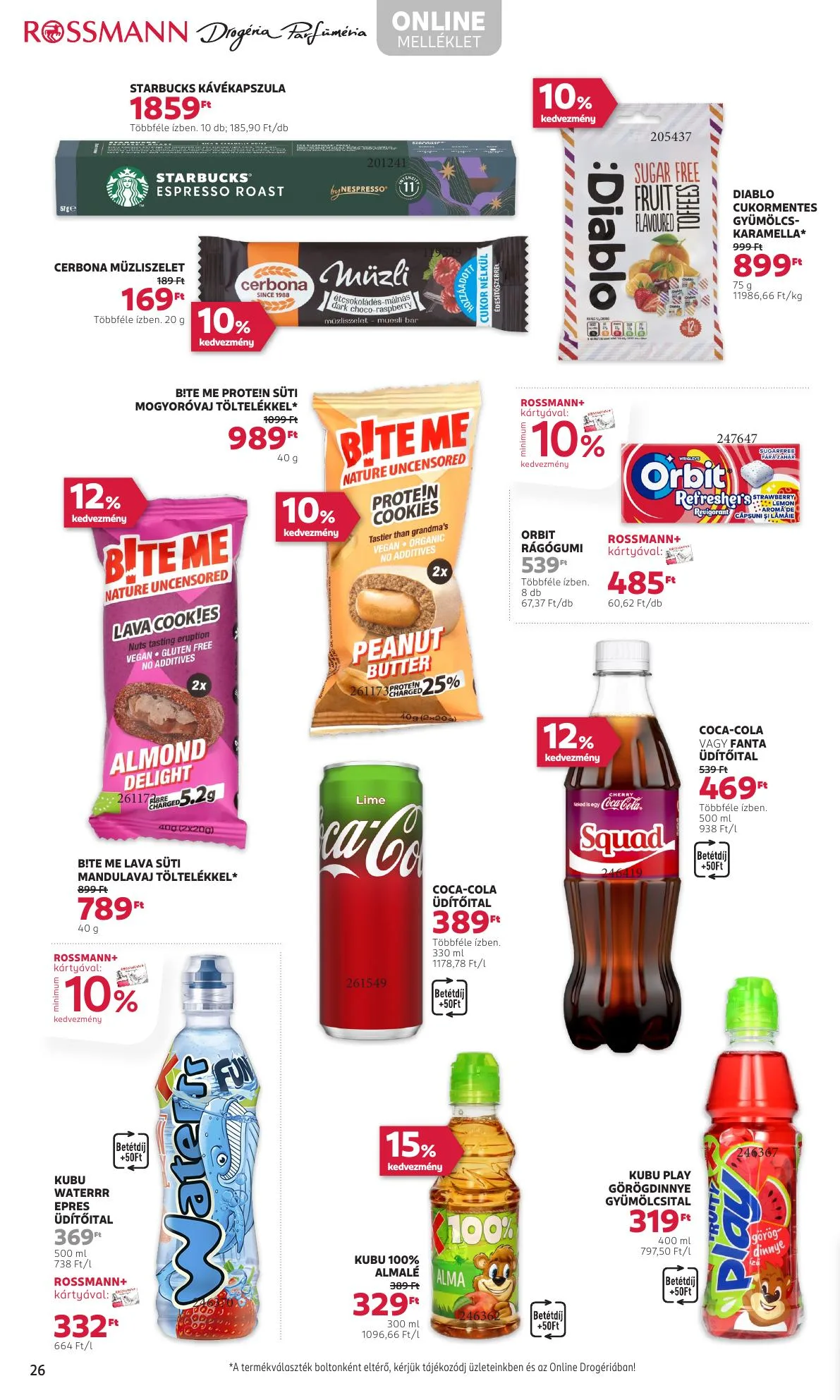 Rossmann akciós újság 07.14–07.25 – 28. oldal