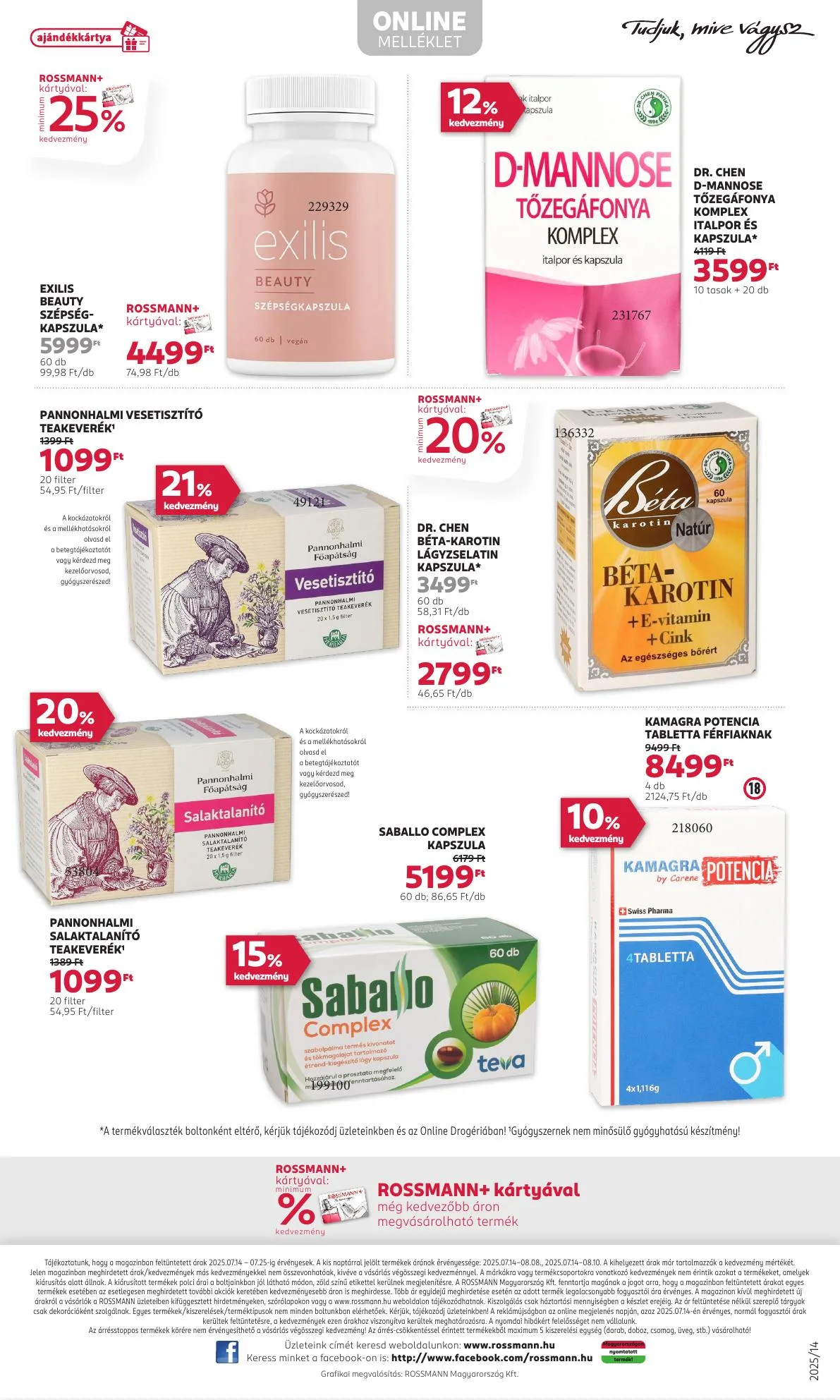 Rossmann akciós újság 07.14–07.25 – 29. oldal
