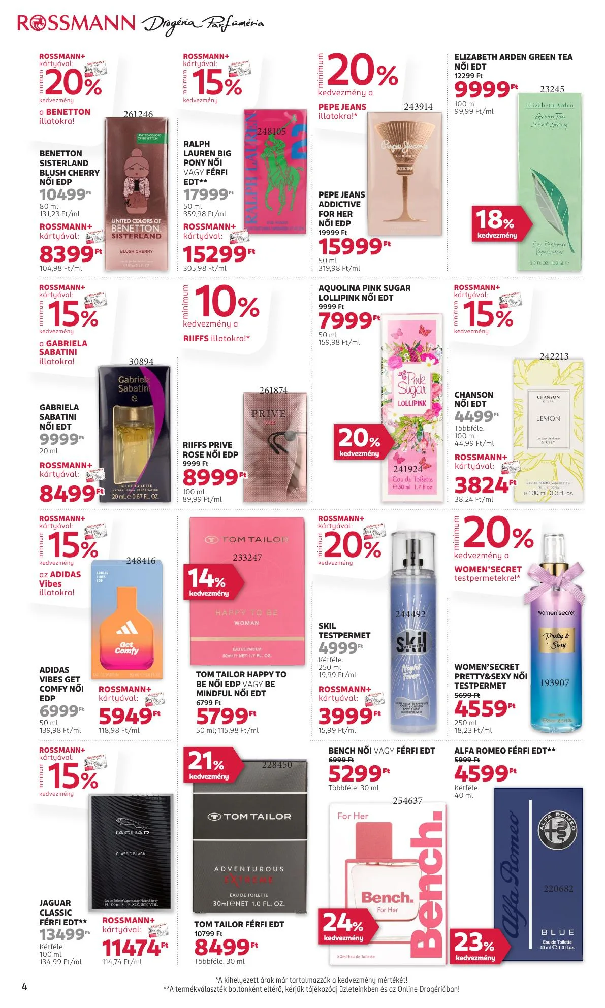 Rossmann akciós újság 07.14–07.25 – 4. oldal