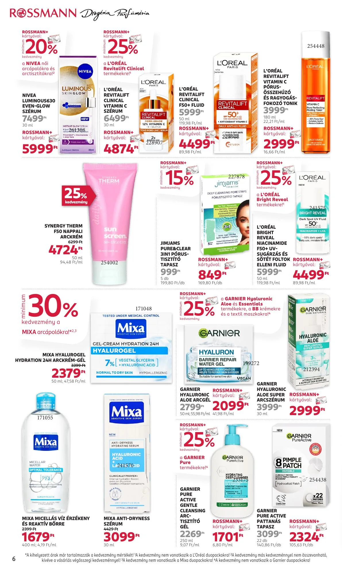 Rossmann akciós újság 07.14–07.25 – 6. oldal