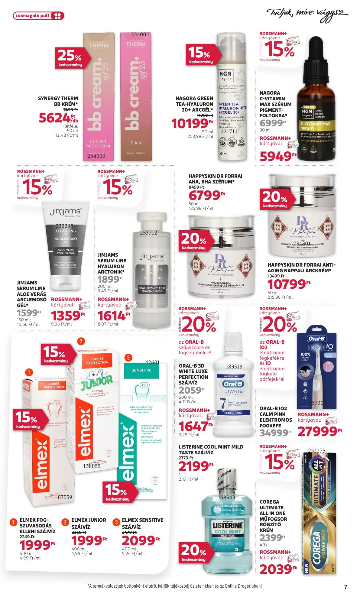 Rossmann akciós újság 07.14–07.25 – 7. oldal