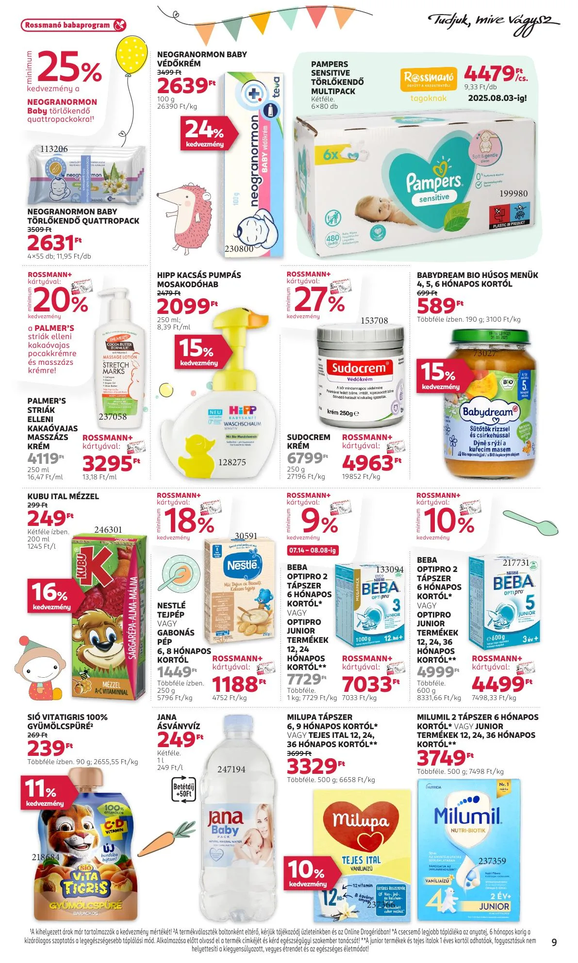 Rossmann akciós újság 07.14–07.25 – 9. oldal