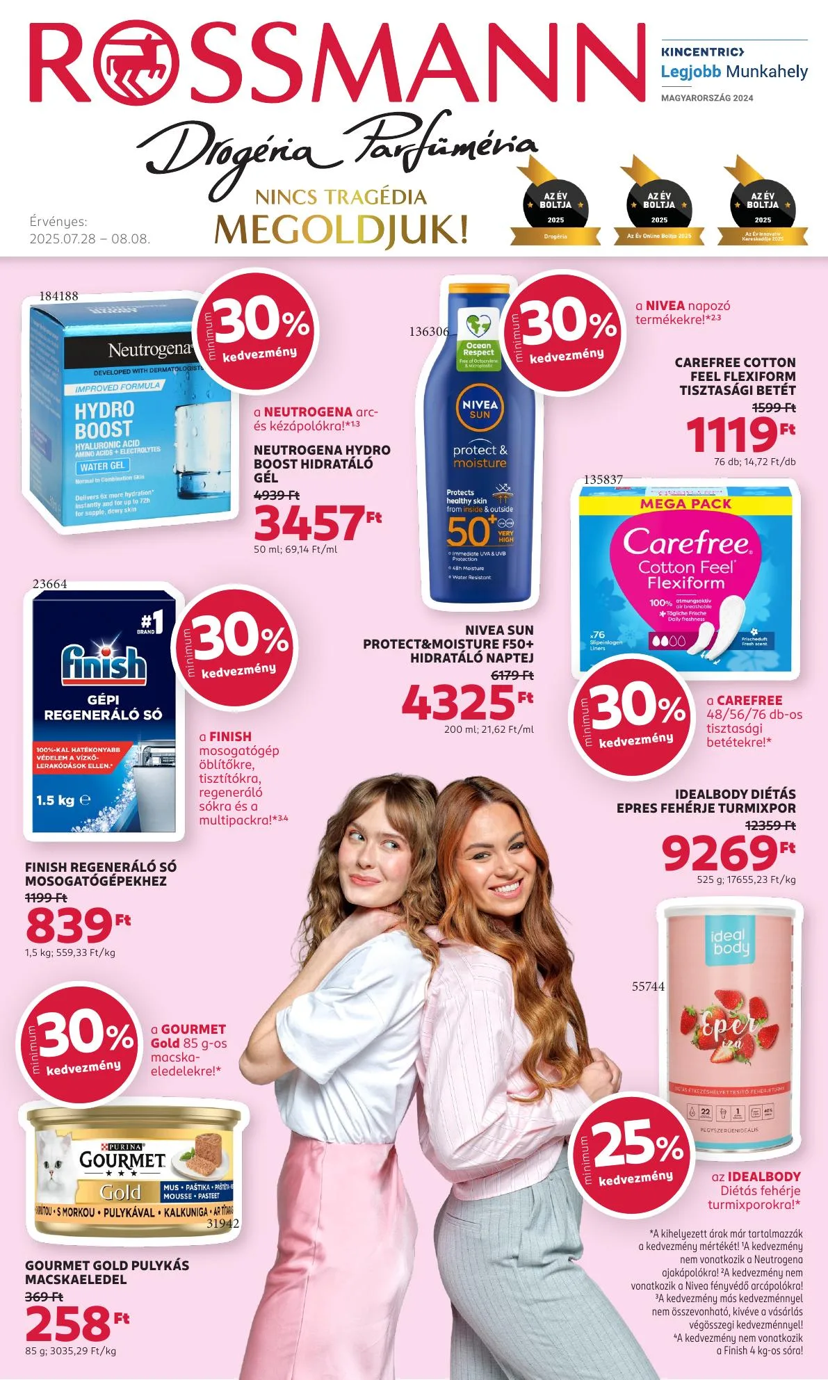 Rossmann akciós újság 07.28–08.08