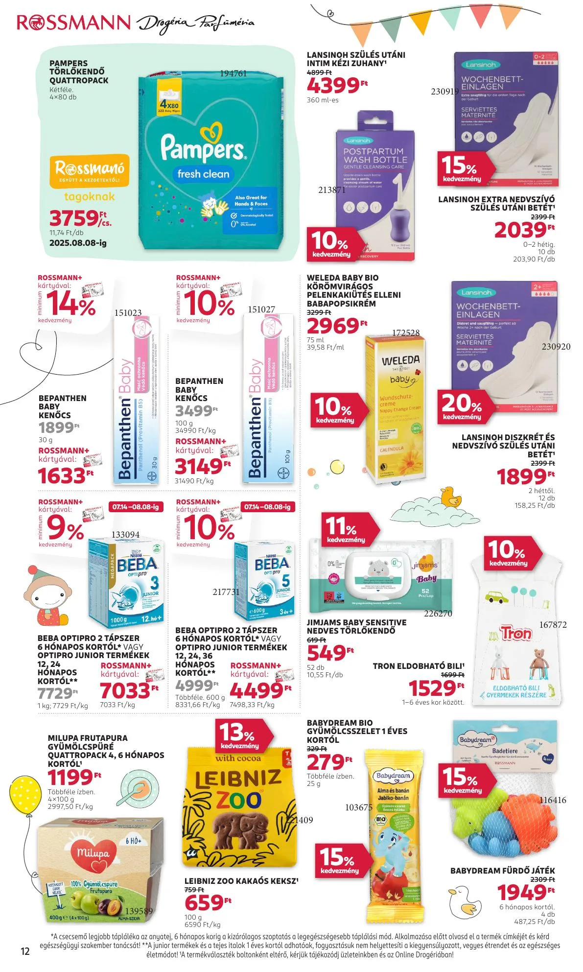 Rossmann akciós újság 07.28–08.08 – 14. oldal