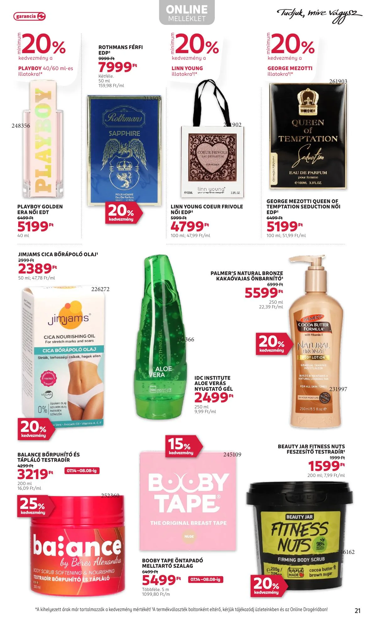 Rossmann akciós újság 07.28–08.08 – 23. oldal
