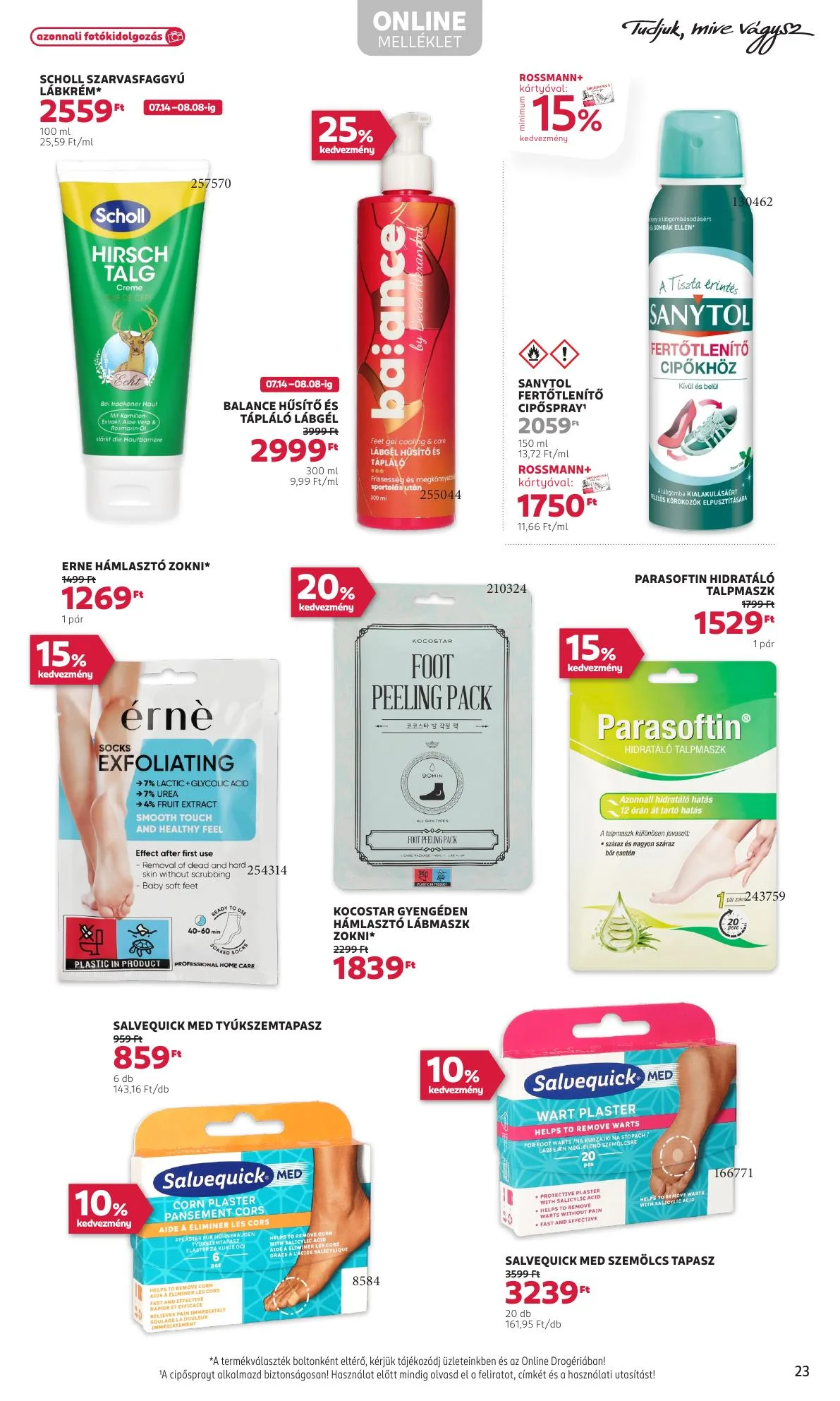 Rossmann akciós újság 07.28–08.08 – 25. oldal