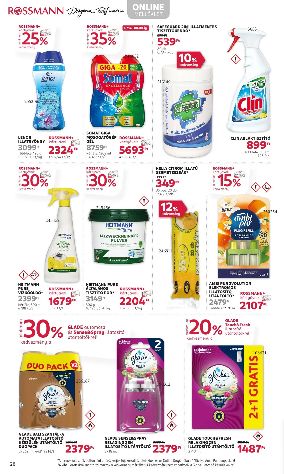 Rossmann akciós újság 07.28–08.08 – 28. oldal