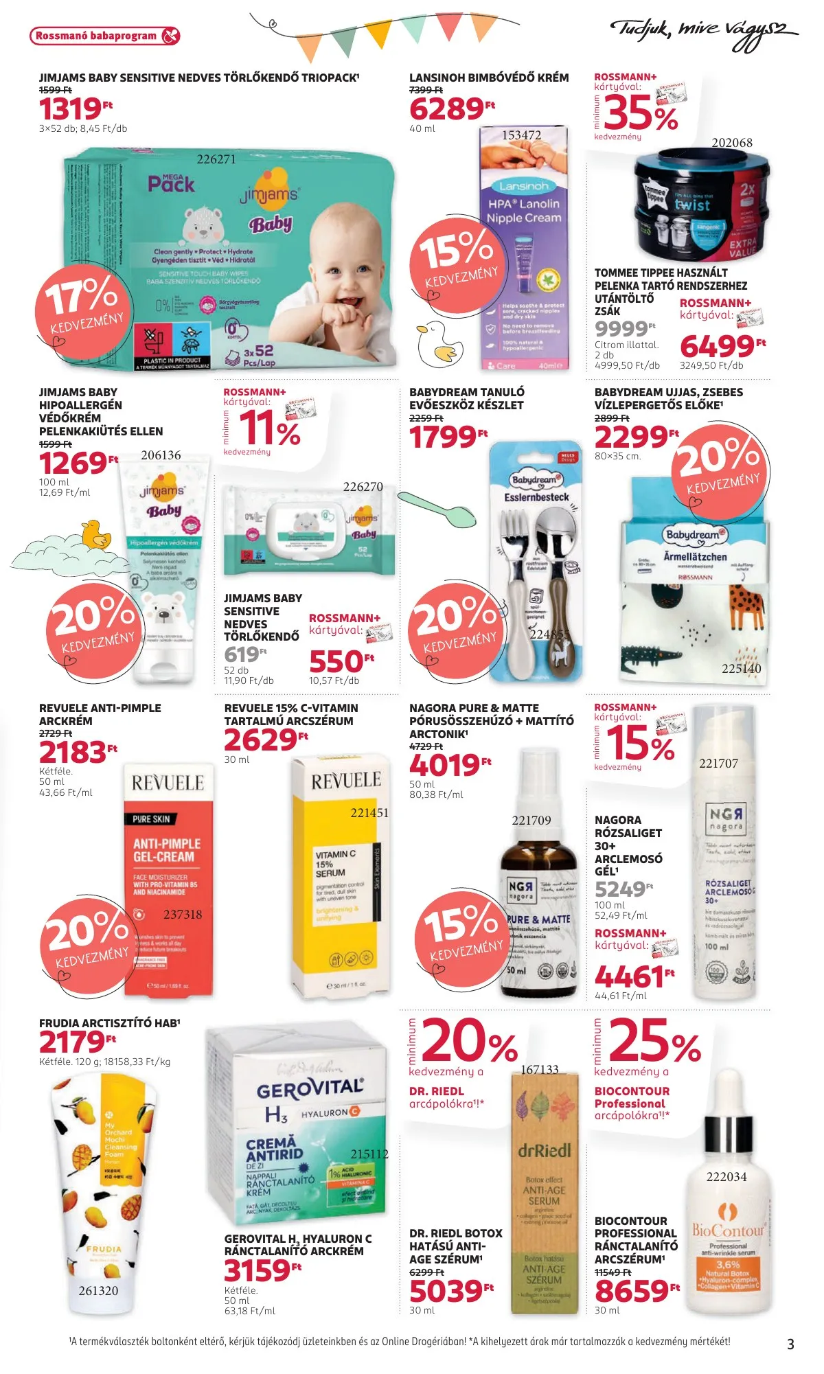 Rossmann akciós újság 08.11–08.22 – 3. oldal